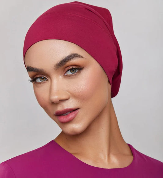 Hijab Tube Cap - CLARET