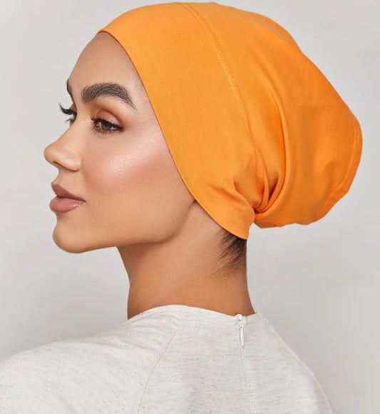 Hijab Tube Cap - MUSTARD YELLOW