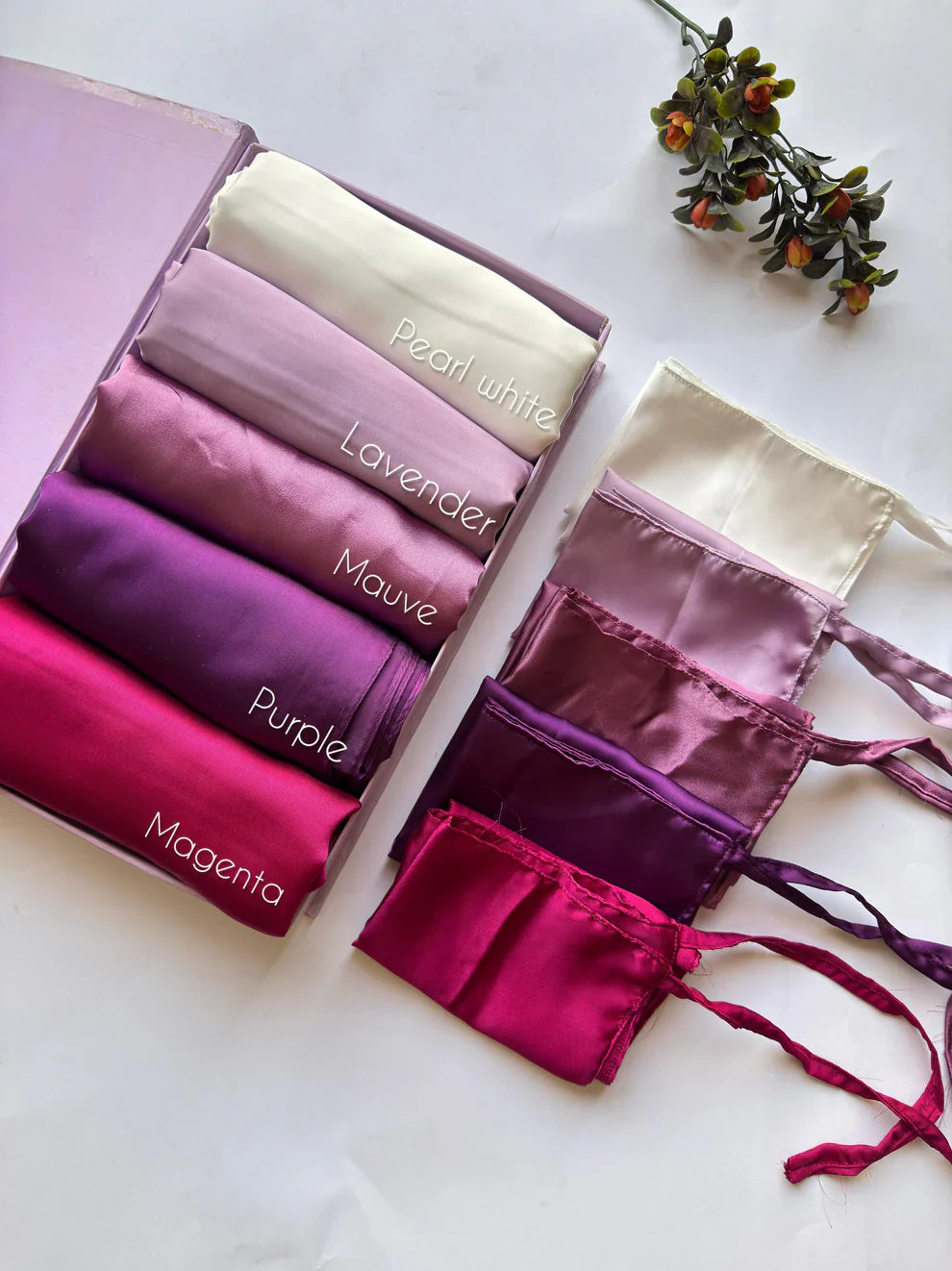 Satin Silk Hijab & Niqab Sets