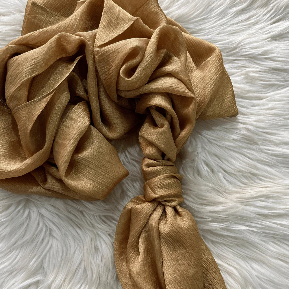 GOLDEN - CRINKLE SILK