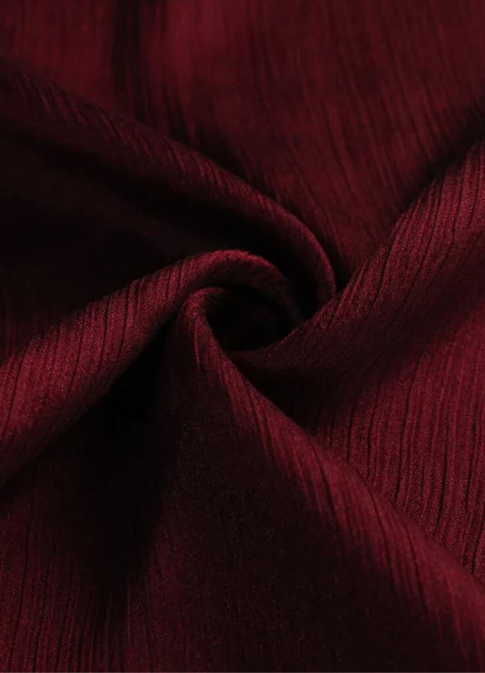 WINE _ CRINKLE SILK