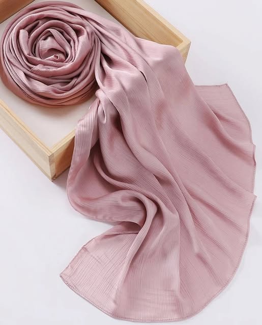 BABY PINK - CRINKLE SILK