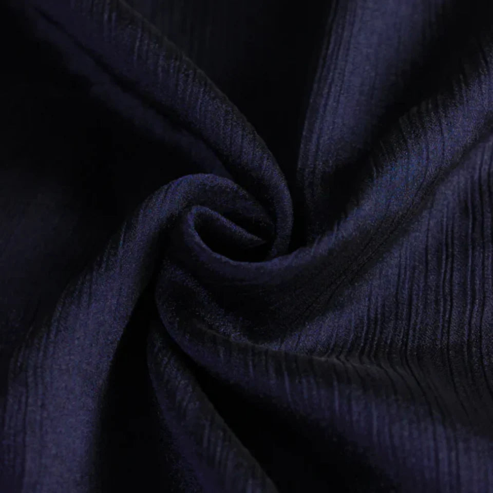 BLUE _ CRINKLE SILK
