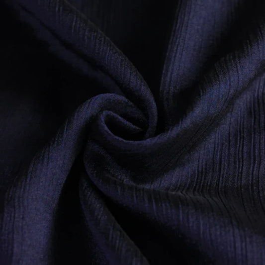BLUE _ CRINKLE SILK