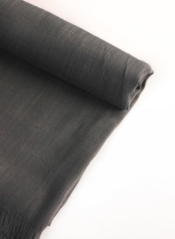 Turkish Lawn Hijab - DARK GREY