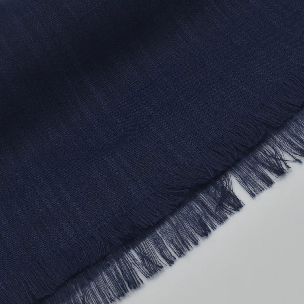 Turkish Lawn Hijab - NAVY BLUE