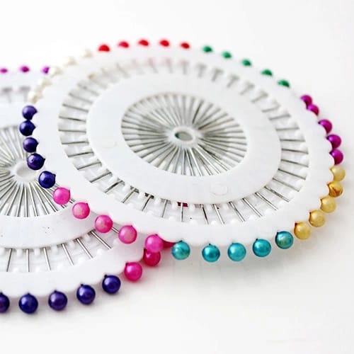 Multicolor Pearl Hijab Scarf Pins