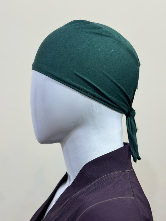 Hijab Inner Cap - BOTTLE GREEN