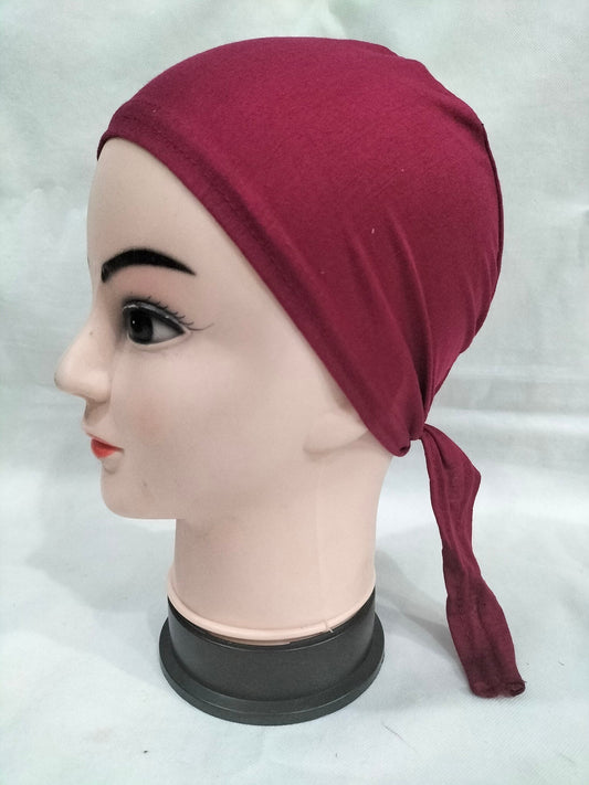 Hijab Inner Cap - CHERRY RED