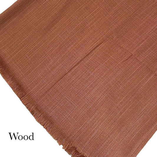 Turkish Lawn Hijab - WOOD BROWN